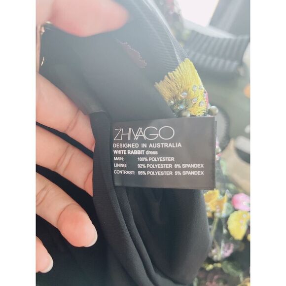 Zhivago WHITE RABBIT FLORAL DRESS size 2 - Picture 12 of 12